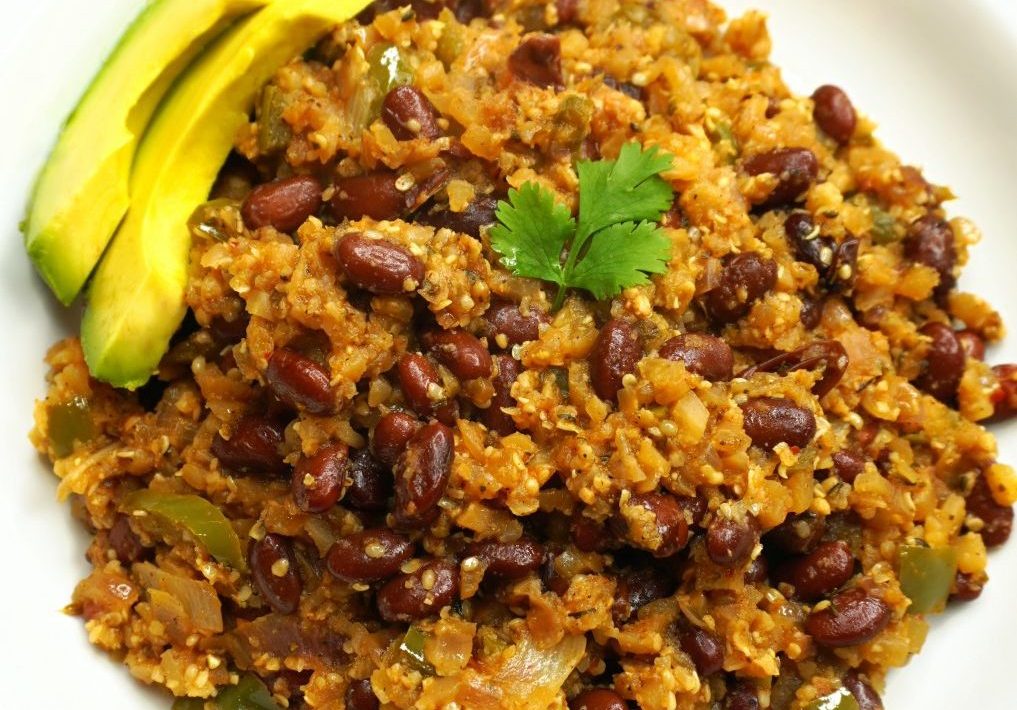 low carb rice and beans 