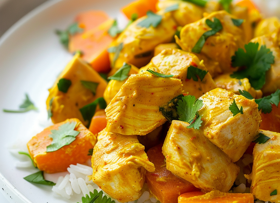 Coconut Turmeric Curry Chicken