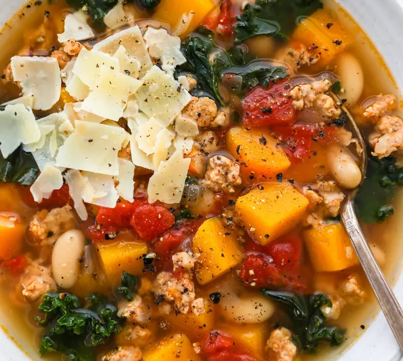 sausage butternut squash soup