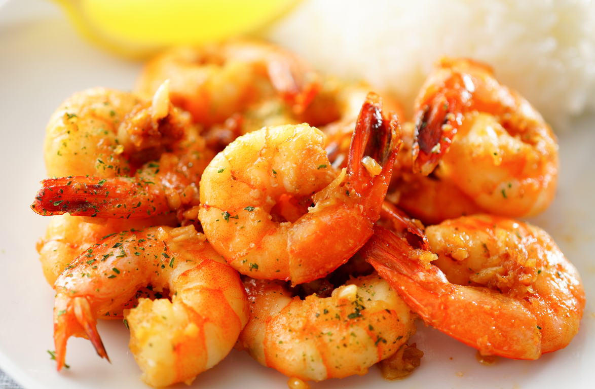 cooked shrimp