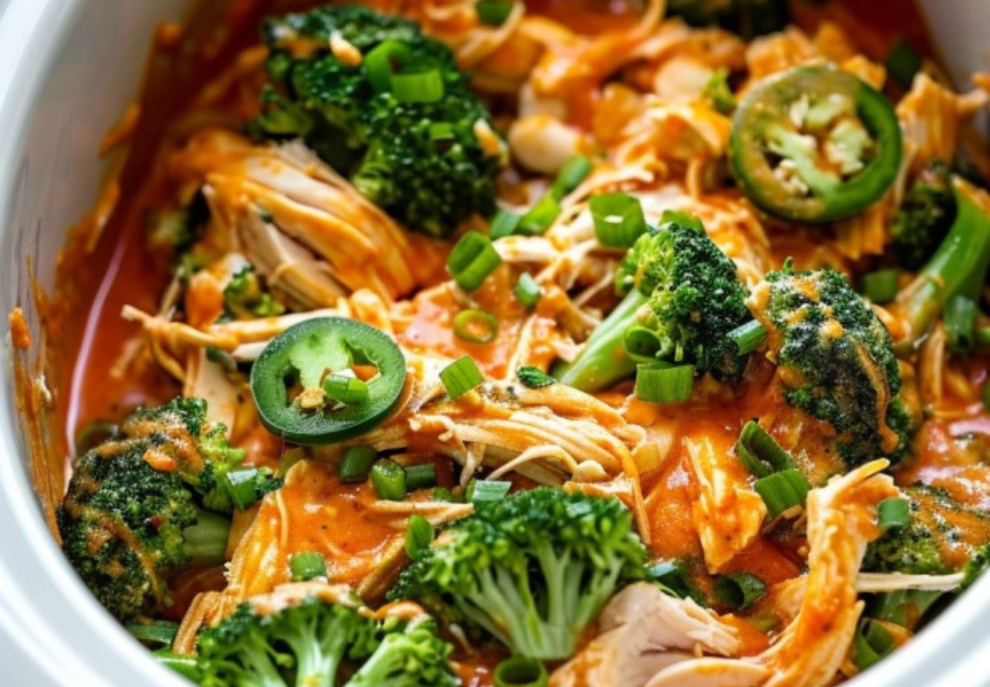 crockpot buffalo chicken and broccoli