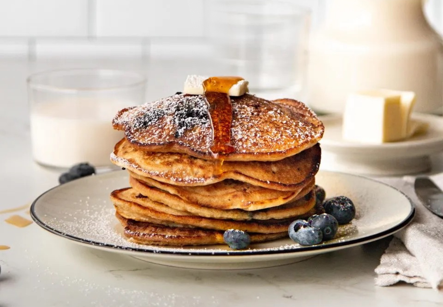 blueberry blender pancakes