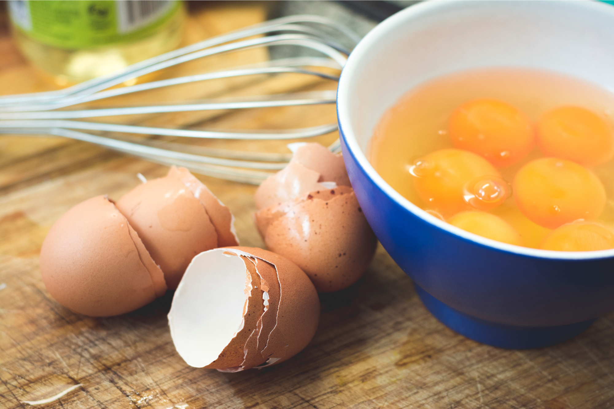 Preparing Eggs for the Crockpot